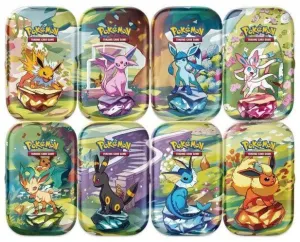 POKEMON JCC 2025 Q3 MINI LATA SV8.5 SCARLET & VIOLET: PRISMATIC EVOLUTIONS INGLÉS