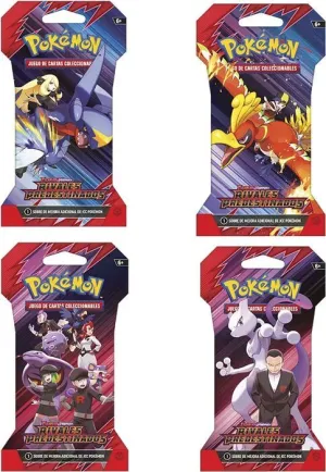 POKEMON JCC POKEMON JCC ESCARLATA Y PÚRPURA RIVALES PREDESTINADOS SOBRE EN BLISTER