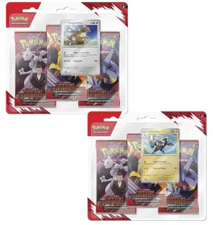 POKEMON JCC ESCARLATA Y PÚRPURA RIVALES PREDESTINADOS 3 PACK BLISTER