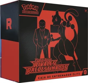 POKEMON JCC ESCARLATA Y PÚRPURA RIVALES PREDESTINADOS CAJA DE ENTRENADOR ÉLITE
