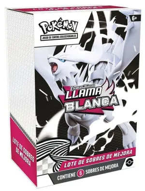 POKEMON JCC ESCARLATA Y PÚRPURA: LLAMA BLANCA LOTE DE SOBRES DE MEJORA