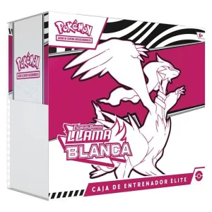 POKEMON JCC ESCARLATA Y PÚRPURA - FULGOR NEGRO Y LLAMA BLANCA CAJA DE ENTRENAMIENTO ÉLITE LLAMA BLANCA