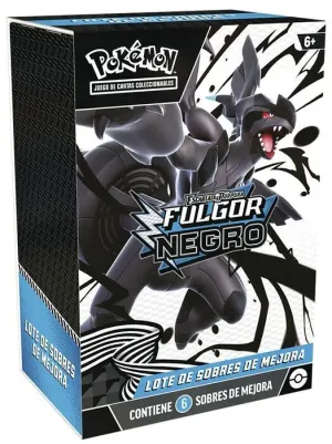 POKEMON JCC ESCARLATA Y PÚRPURA: FULGOR NEGRO LOTE DE SOBRES DE MEJORA