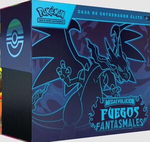 POKEMON JCC MEGAEVOLUCIÓN FUEGOS FANTASMALES CAJA DE ENTRENADOR ÉLITE