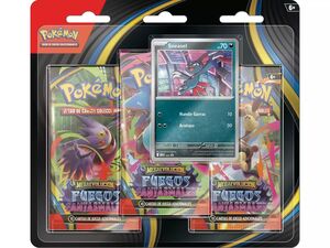 POKEMON JCC MEGAEVOLUCIONES FUEGOS FANTASMALES PACK DE 3 SOBRES DE REFUERZO