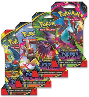 POKEMON JCC MEGAEVOLUCIONES SOBRE FUEGOS FANTASMALES