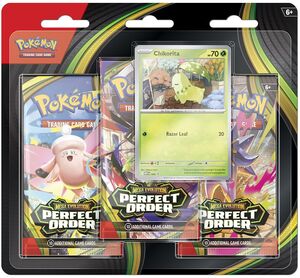 POKEMON JCC MEGAEVOLUCIÓN PERFECT ORDER PACK 3 SOBRES - INGLÉS