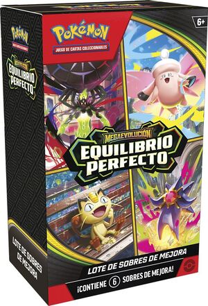 POKEMON JCC MEGAEVOLUCIÓN LOTE DE SOBRES DE REFUERZO EQUILIBRIO PERFECTO