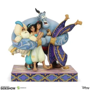 ALADDIN ESTATUA 20CM GRUPO ABRAZADOS                                       