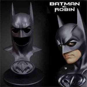 BATMAN MASCARA REPLICA 1/1 (CLOONEY PANTHER COWL) 51CM                     