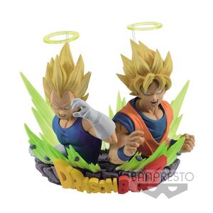 DRAGON BALL Z FIGURA 7 CM SSJ GOKU & VEGETA FIGURATION VOL 2               