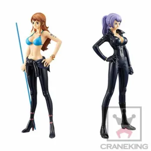 ONE PIECE SET 2 FIGURAS 14 CM NAMI + CARINA THE GRANDLINE LADY VOL 1       