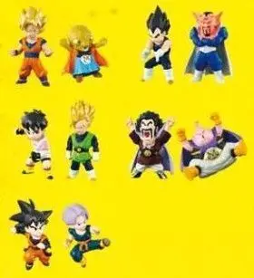 DRAGON BALL Z MNI FIG 5CM SET DE DOS (5 MODELOS)                           