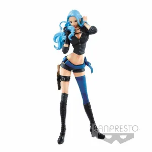 ONE PIECE FIGURA 25 CM NEFELTARI VIVI CODE:B FLAG DIAMOND SHIP             