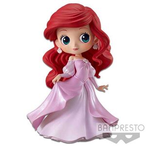DISNEY MINIFIGURA Q POSKET 14CM ARIEL PRINCESS DRESS B (PINK DRESS)        