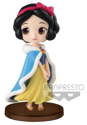 DISNEY MINIFIGURA Q POSKET PETIT 7CM SNOW WHITE WINTER COSTUME             