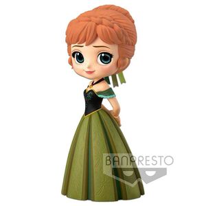 DISNEY MINI FIGURA Q POSKET 14CM ANNA CORONATION STYLE A NORMAL COLOR VER. 