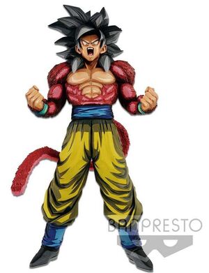 DRAGON BALL GT ESTATUA PVC MASTER STARS PIECE S.S. 4 SON GOKU 33CM         