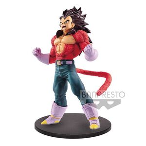 DRAGON BALL GT ESTATUA PVC 20CM BLOOD OF SAIYANS S.S.4 VEGETA PELO METALICO