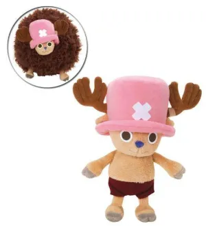 ONE PIECE PELUCHE TRANSFORMABLE CHOPPER 20CM                               