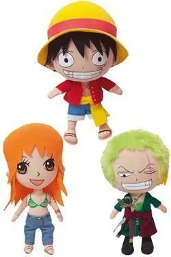 ONE PIECE PELUCHES BEANIE 18 CM                                            