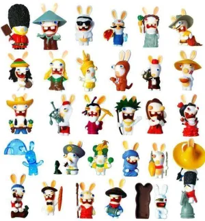 RAYMAN RAVING RABBIDS SURTIDO DE 30 MINIFIGURAS 5CM                        