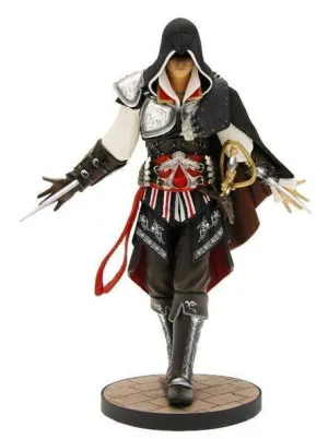 ASSASSIN'S CREED II ESTATUA PVC BLACK EZIO 24CM                            