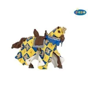 PAPO CABALLO GUERRERO AZUL CON BALLESTA                                    
