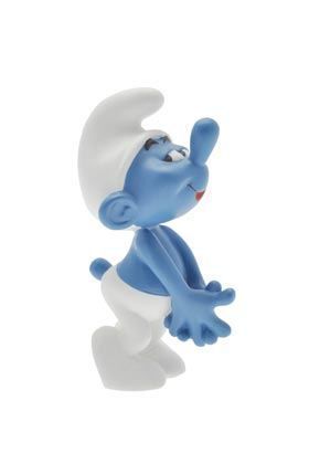 LOS PITUFOS ESTATUA 12 CM RESINA PITUFO TIMIDO                             