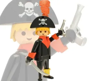 PLAYMOBIL FIGURA 25 CM EL PIRATA ABS COLLECTION NOSTALGIE                  