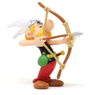 ASTÉRIX ESTATUA PVC TIRO CON ARCO 6,5 CM
