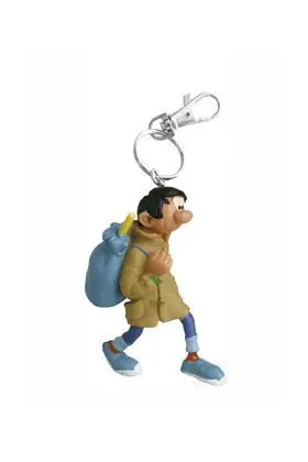 GASTON EL GAFE LLAVERO 10 CM GASTON CON ABRIGO