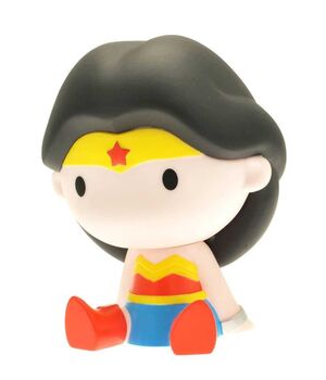 LIGA DE LA JUSTICIA HUCHA PVC WONDER WOMAN CHIBI DC COMICS                 
