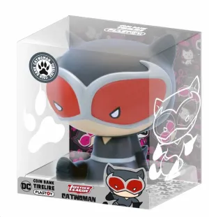LIGA DE LA JUSTICIA HUCHA PVC 15 CM CATWOMAN CHIBI DC COMICS