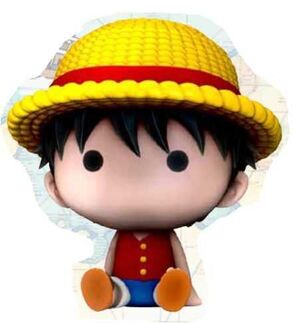 ONE PIECE HUCHA PVC 16 CM LUFFY CHIBI                                      