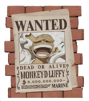 ONE PIECE HUCHA SE BUSCA A MONKEY.D.LUFFY