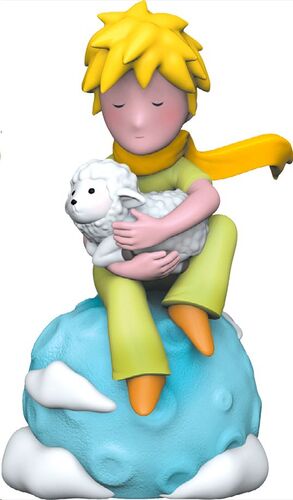 EL PRINCIPITO SOBRE PLANETA HUCHA 18CM