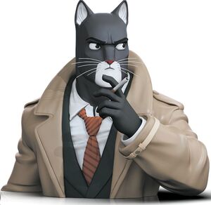 BLACKSAD BUSTO HUCHA 15CM