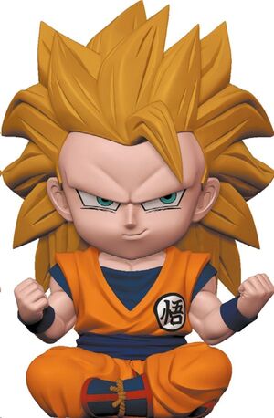 DRAGON BALL Z SON GOKU SUPER SAIYAN HUCHA 15CM