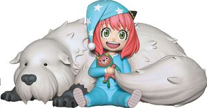 SPY X FAMILY ANYA FORGER & BOND FORGER SLEEP HUCHA 18CM