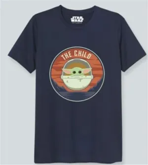 STAR WARS THE MANDALORIAN CAMISETA AZUL BABY YODA EN CAPSULA M