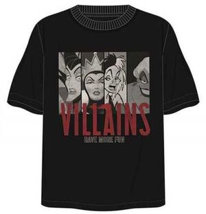 DISNEY VILLAINS CAMISETA MAKE MORE FUN S                                   