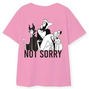 VILLANAS DISNEY CAMISETA ROSA NOT SORRY S/M                                