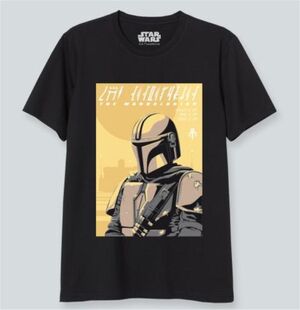 STAR WARS THE MANDALORIAN CAMISETA TEXTO MANDALORIANO L