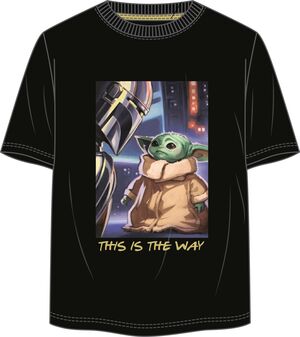 STAR WARS THE MANDALORIAN CAMISETA THE CHILD BABY YODA THIS IS THE WAY XL  