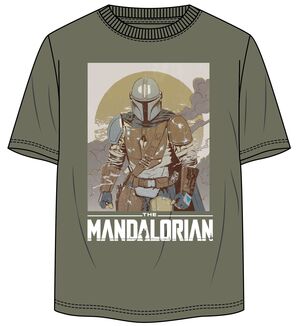 STAR WARS THE MANDALORIAN CAMISETA VERDE MANDO L