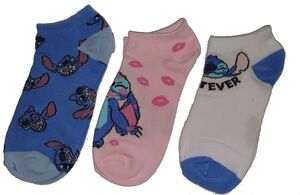 LILO Y STITCH PACK 3 CALCETINES TOBILLEROS SET 1 TALLA 36/38