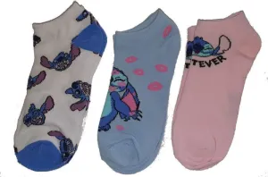 LILO Y STITCH PACK 3 CALCETINES TOBILLEROS SET 1 TALLA 39/41