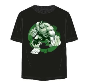 HULK CAMISETA NEGRA MARVEL MOVIE M
