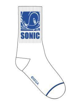 SONIC THE HEDGEHOG CALCETINES DEPORTIVOS SONIC BLANCOS TALLA UNICA